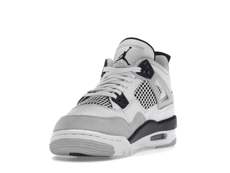 Air Jordan 4 Retro Military Black (GS) - White/Black-Neutral Grey - air-jordan-4-retro-military-black-gs - 13