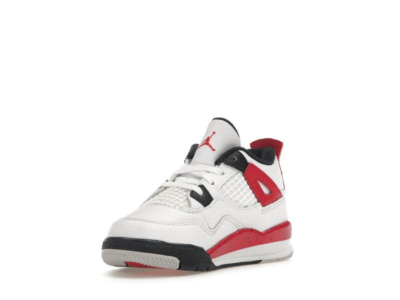 Air Jordan 4 Retro Red Cement (TD) - White/Fire Red/Black/Neutral Grey - BQ7670-161 - 14
