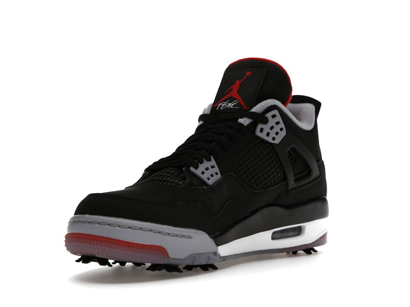 Air Jordan 4 Retro Golf Bred - Black/Fire Red-Cement Grey-White - CU9981-002 - 14