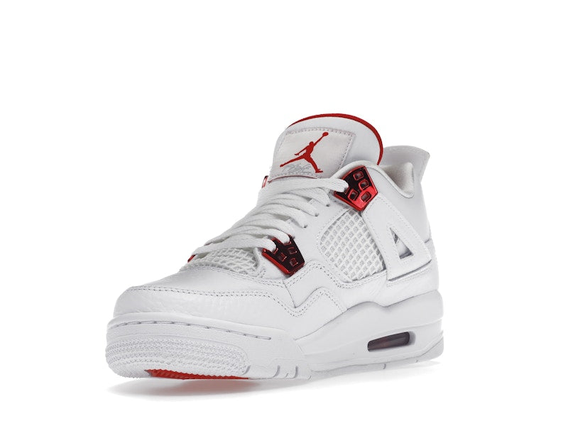 Air Jordan 4 Retro Metallic Red (GS) - White/University Red-Metallic Silver - air-jordan-4-retro-metallic-red-gs - 14