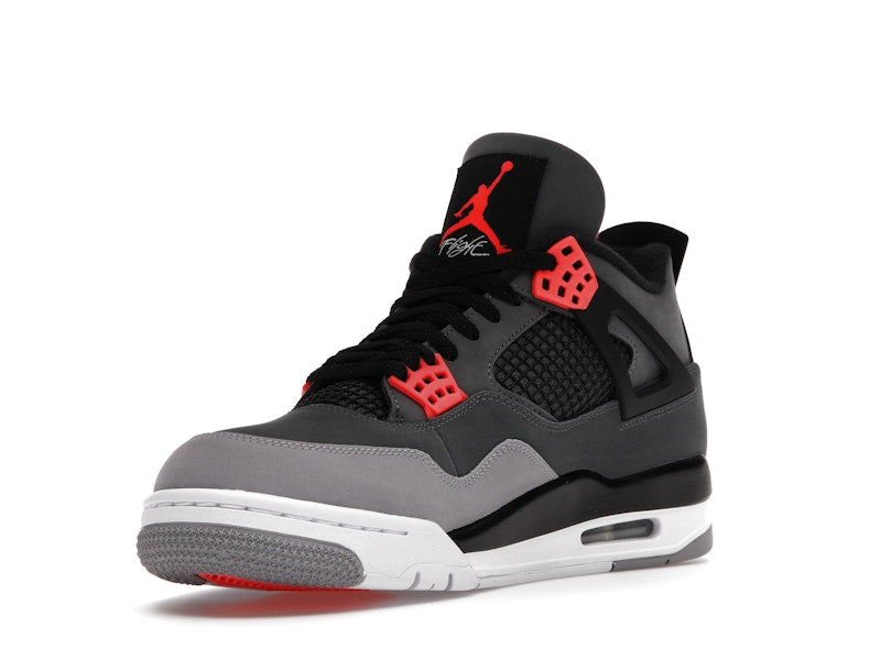 Air Jordan 4 Retro Infrared - Dark Grey/Infrared 23-Black-Cement Grey - DH6927-061 - 14