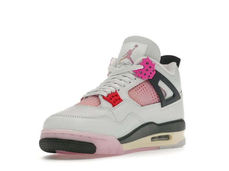 Air Jordan 4 Retro Comic - Off White/Anthracite/Neutral Grey/Fire Pink/Light Arctic Pink/Muslin - JA1135-100 - 14