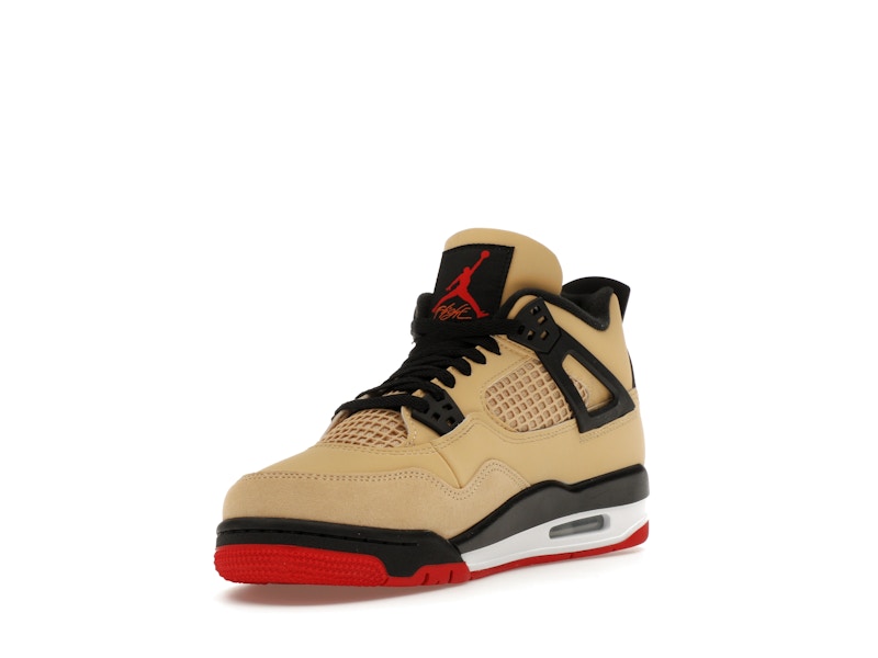 Air Jordan 4 Retro Pizza (GS) - Fire Red/Sesame/White/Starfish - IH2094-200 - 14