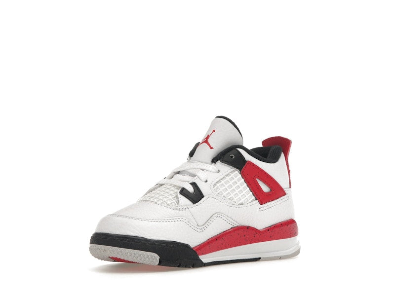 Air Jordan 4 Retro Red Cement (TD) - White/Fire Red/Black/Neutral Grey - BQ7670-161 - 15