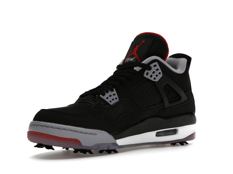 Air Jordan 4 Retro Golf Bred - Black/Fire Red-Cement Grey-White - CU9981-002 - 15