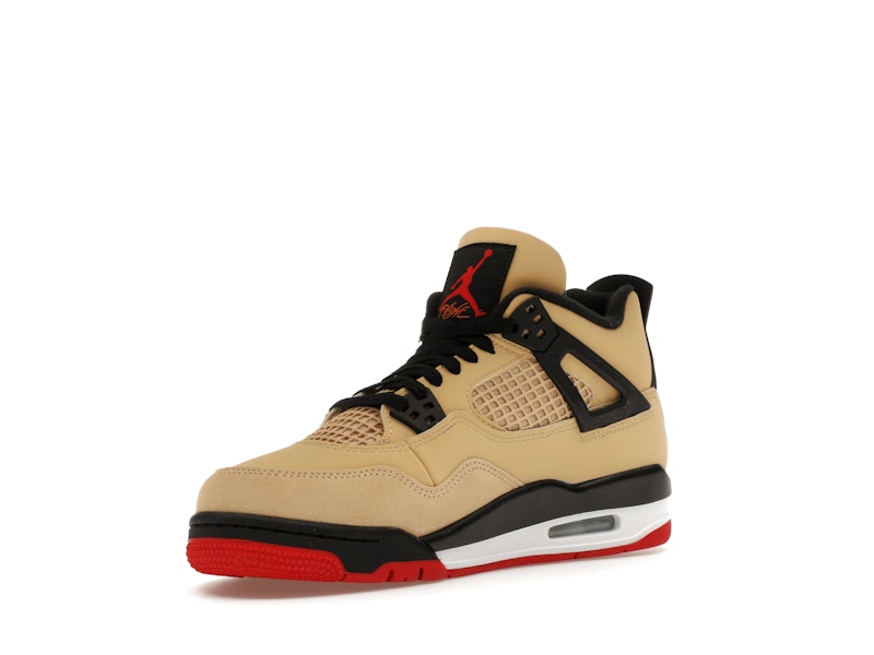 Air Jordan 4 Retro Pizza (GS) - Fire Red/Sesame/White/Starfish - IH2094-200 - 15