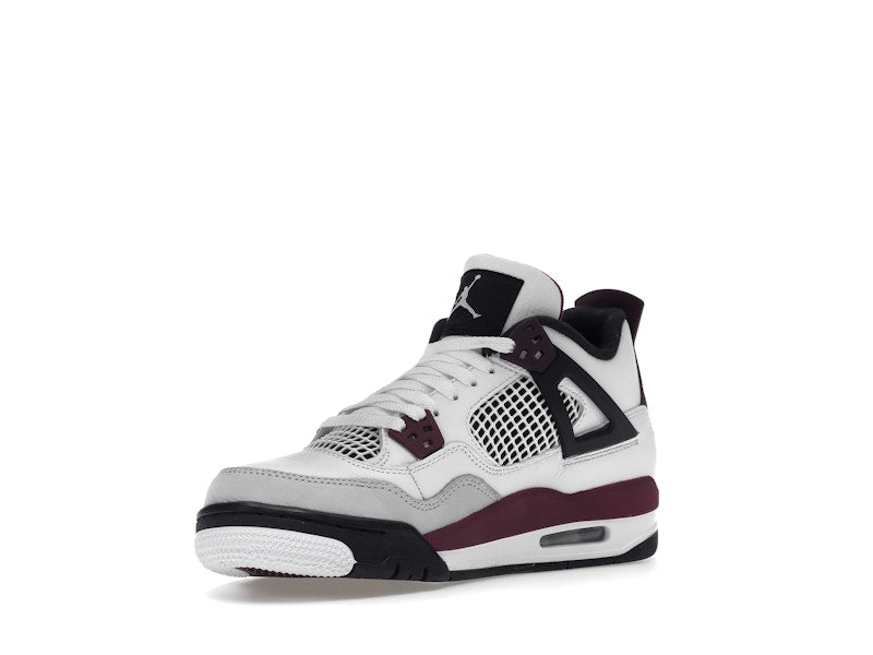 Air Jordan 4 Retro PSG Paris Saint-Germain (GS) - White/Bordeaux-Neutral Grey-Black - CZ6509-100 - 15