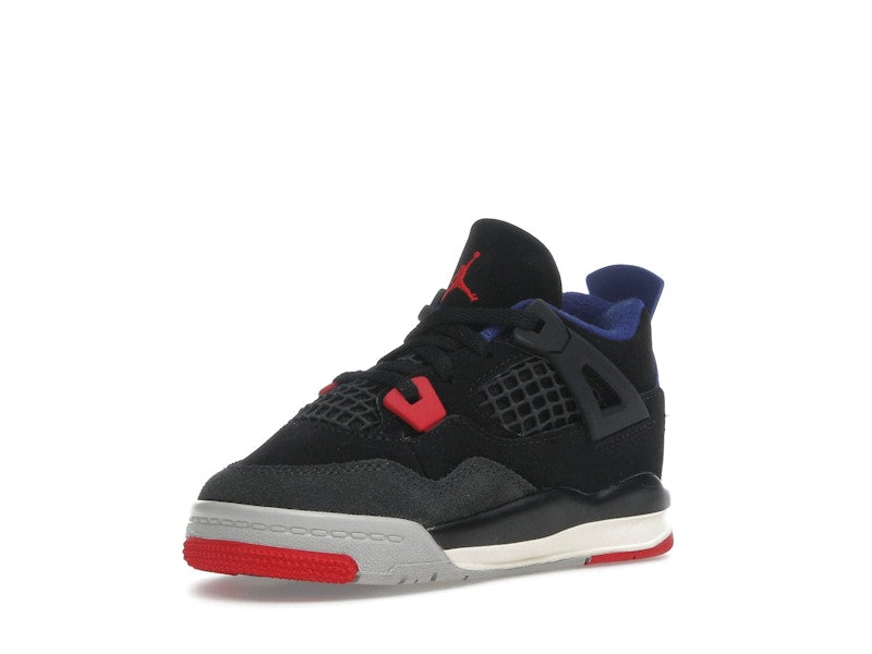 Air Jordan 4 Retro Rare Air (TD) - Black/Fire Red/Deep Royal Blue/Dark Smoke Grey/Tech Grey - IB4387-003 - 15