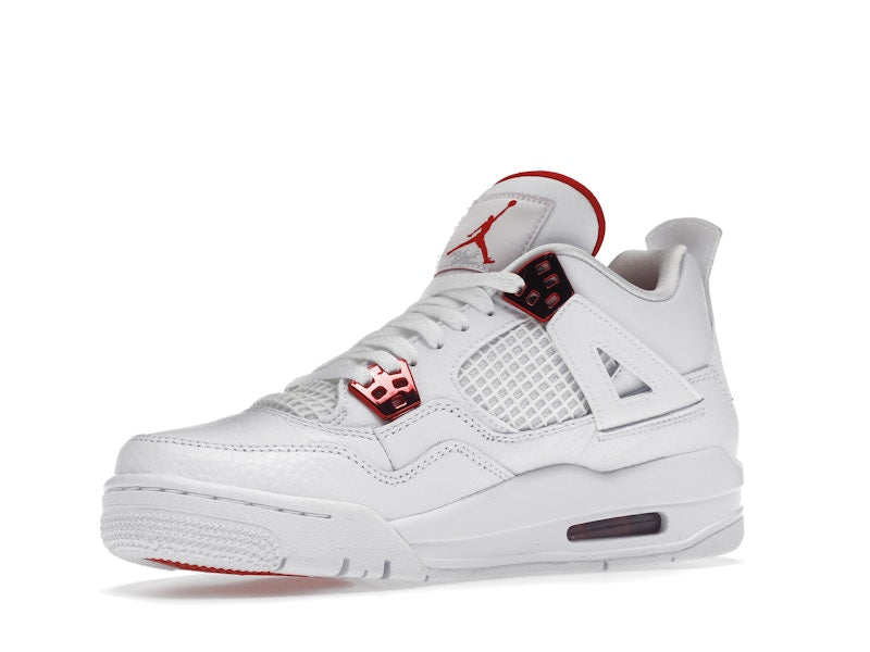Air Jordan 4 Retro Metallic Red (GS) - White/University Red-Metallic Silver - air-jordan-4-retro-metallic-red-gs - 16