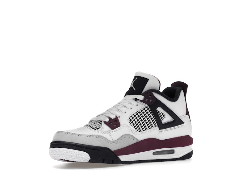 Air Jordan 4 Retro PSG Paris Saint-Germain (GS) - White/Bordeaux-Neutral Grey-Black - CZ6509-100 - 16