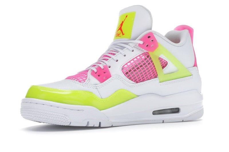 Air Jordan 4 Retro White Lemon Pink (GS) - White/Lemon Venom-Pink Blast - CV7808-100 - 16