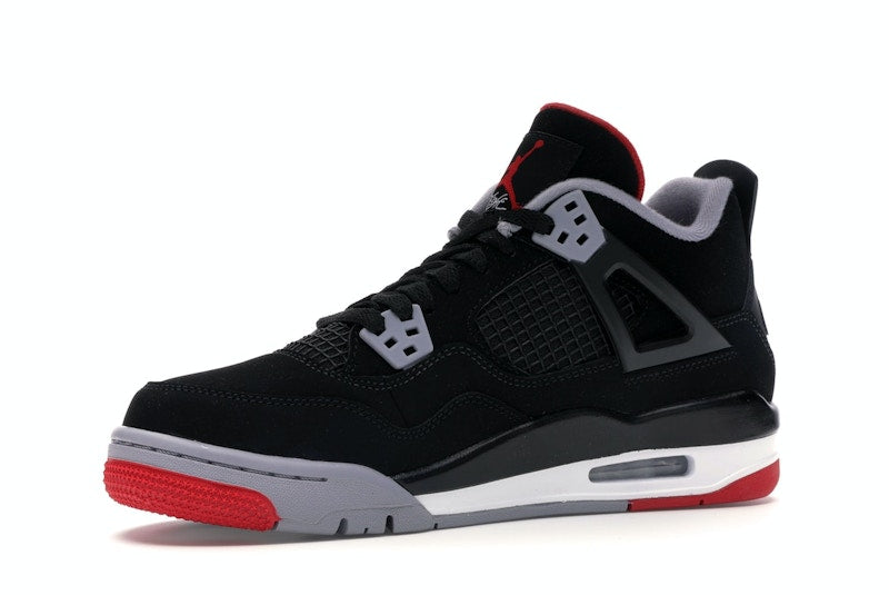 Air Jordan 4 Retro Bred 2019 (GS) - Black/Fire Red-Cement Grey-Summit White - air-jordan-4-retro-bred-2019-gs - 16