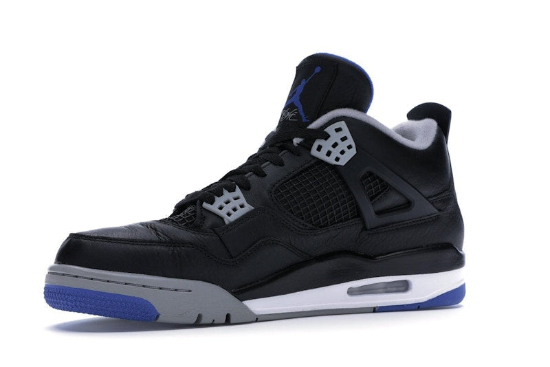 Air Jordan 4 Retro Motorsports Alternate - Black/Game Royal-Matte Silver-White - air-jordan-4-retro-motorsports-alternate - 16