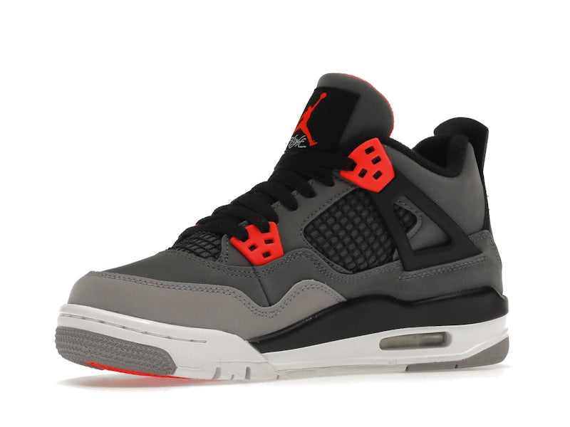 Air Jordan 4 Retro Infrared (GS) - Dark Grey/Infrared 23-Black-Cement Grey - air-jordan-4-retro-infrared-gs - 16