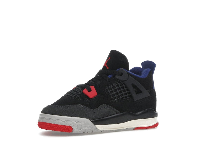 Air Jordan 4 Retro Rare Air (TD) - Black/Fire Red/Deep Royal Blue/Dark Smoke Grey/Tech Grey - IB4387-003 - 16