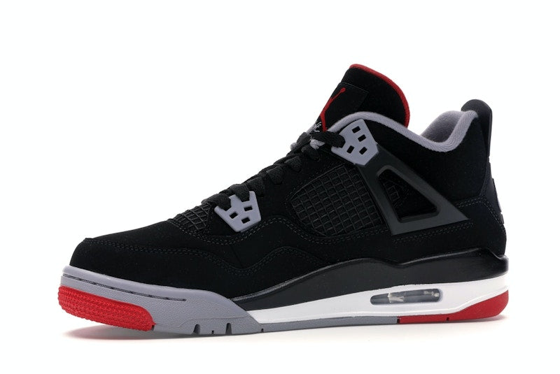 Air Jordan 4 Retro Bred 2019 (GS) - Black/Fire Red-Cement Grey-Summit White - air-jordan-4-retro-bred-2019-gs - 17