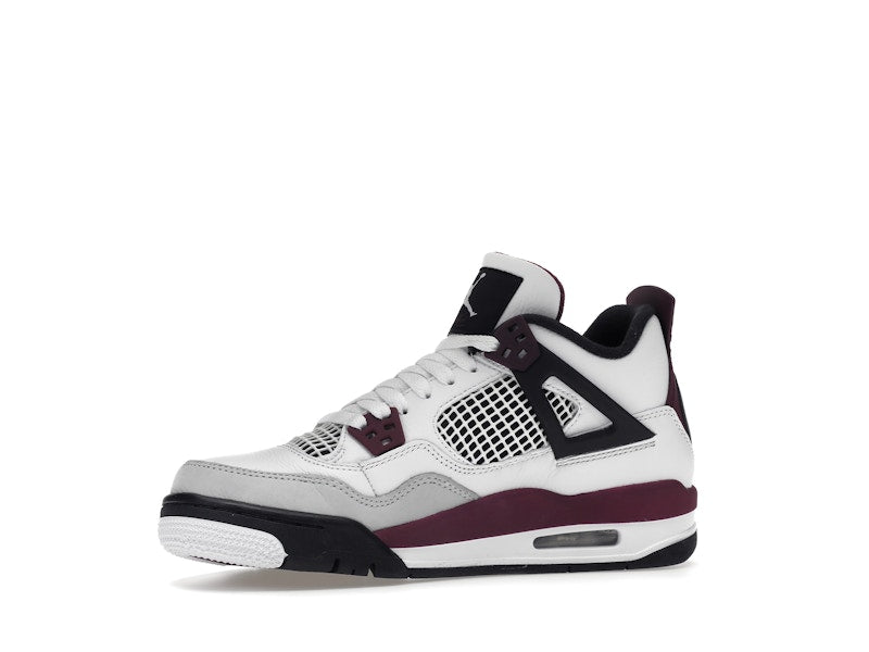 Air Jordan 4 Retro PSG Paris Saint-Germain (GS) - White/Bordeaux-Neutral Grey-Black - CZ6509-100 - 17