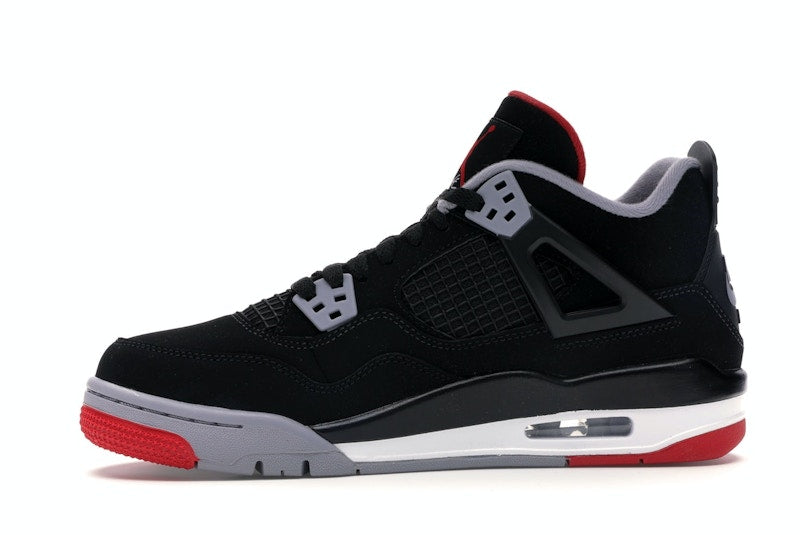 Air Jordan 4 Retro Bred 2019 (GS) - Black/Fire Red-Cement Grey-Summit White - air-jordan-4-retro-bred-2019-gs - 18