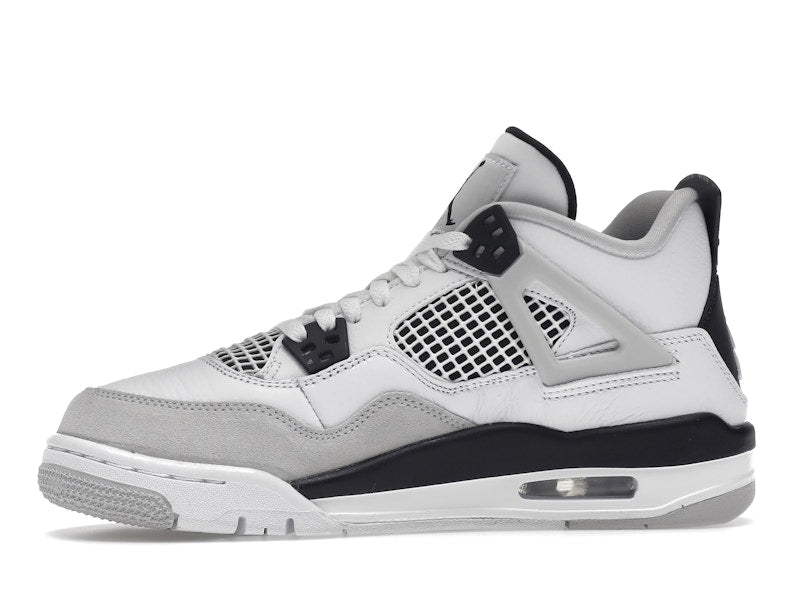 Air Jordan 4 Retro Military Black (GS) - White/Black-Neutral Grey - air-jordan-4-retro-military-black-gs - 18