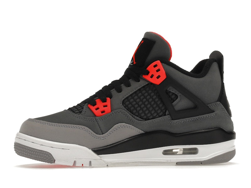 Air Jordan 4 Retro Infrared (GS) - Dark Grey/Infrared 23-Black-Cement Grey - air-jordan-4-retro-infrared-gs - 18