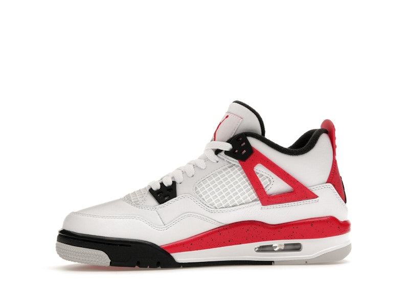 Air Jordan 4 Retro Red Cement (GS) - White/Fire Red/Black/Neutral Grey - air-jordan-4-retro-red-cement-gs - 18