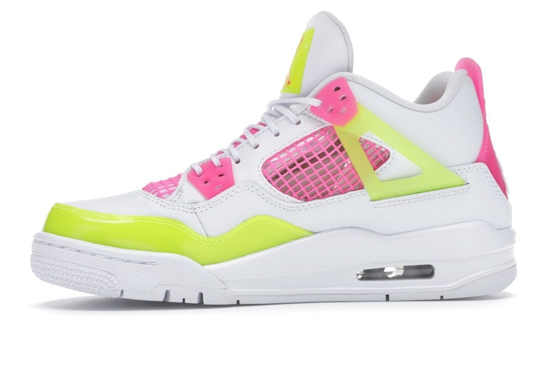 Air Jordan 4 Retro White Lemon Pink (GS) - White/Lemon Venom-Pink Blast - CV7808-100 - 18