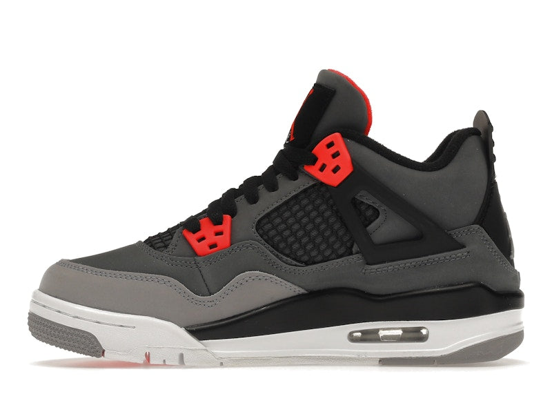 Air Jordan 4 Retro Infrared (GS) - Dark Grey/Infrared 23-Black-Cement Grey - air-jordan-4-retro-infrared-gs - 19