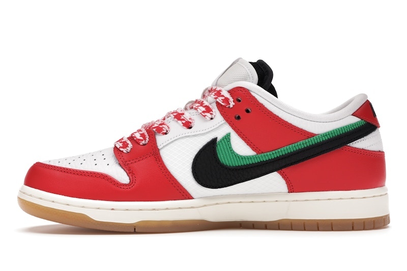 Nike SB Dunk Low Frame Skate Habibi - White/Black-Green-Red-Gum - CT2550-600 - 19