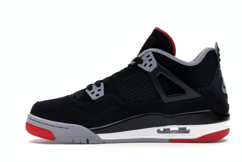Air Jordan 4 Retro Bred 2019 (GS) - Black/Fire Red-Cement Grey-Summit White - air-jordan-4-retro-bred-2019-gs - 19