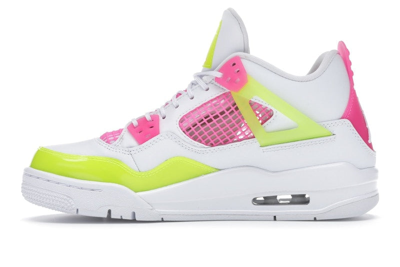 Air Jordan 4 Retro White Lemon Pink (GS) - White/Lemon Venom-Pink Blast - CV7808-100 - 19