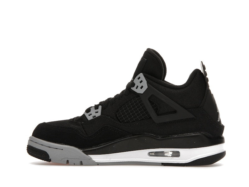 Jordan 4 Retro Black Canvas (GS), vista a 360 gradi 20 di 36