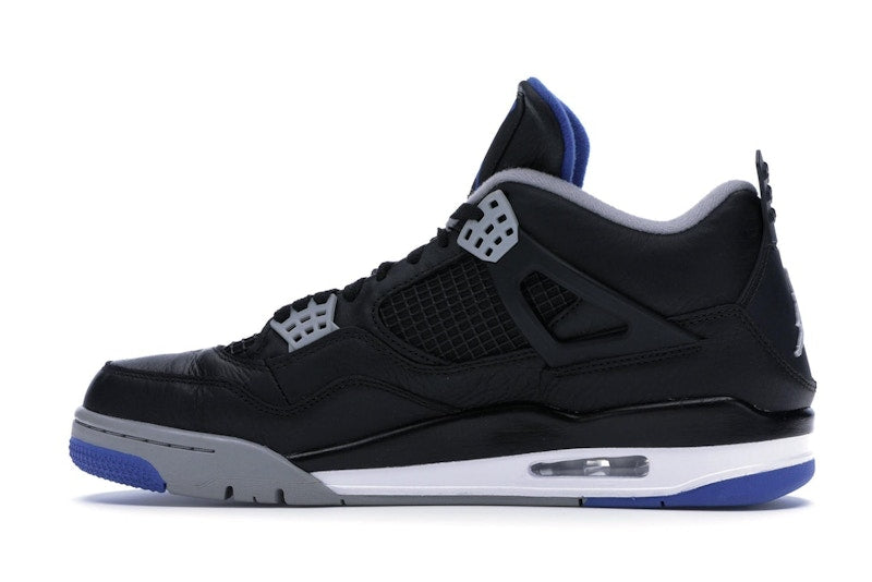 Air Jordan 4 Retro Motorsports Alternate - Black/Game Royal-Matte Silver-White - air-jordan-4-retro-motorsports-alternate - 20