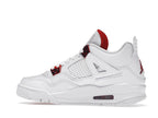 Air Jordan 4 Retro Metallic Red (GS) - White/University Red-Metallic Silver - air-jordan-4-retro-metallic-red-gs - 21