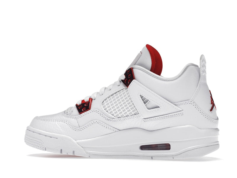 Air Jordan 4 Retro Metallic Red (GS) - White/University Red-Metallic Silver - air-jordan-4-retro-metallic-red-gs - 21