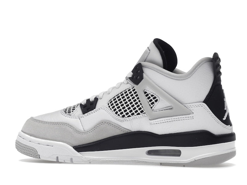 Air Jordan 4 Retro Military Black (GS) - White/Black-Neutral Grey - air-jordan-4-retro-military-black-gs - 21