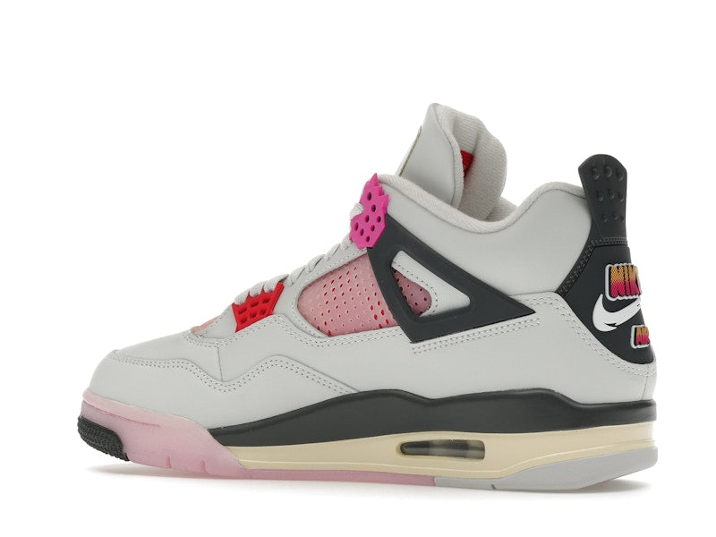 Air Jordan 4 Retro Comic - Off White/Anthracite/Neutral Grey/Fire Pink/Light Arctic Pink/Muslin - JA1135-100 - 22