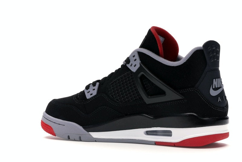 Air Jordan 4 Retro Bred 2019 (GS) - Black/Fire Red-Cement Grey-Summit White - air-jordan-4-retro-bred-2019-gs - 22