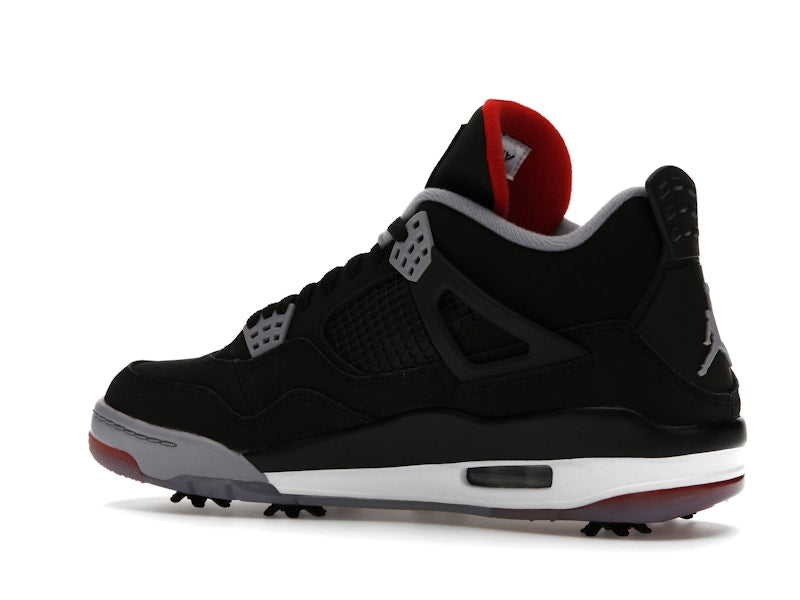 Air Jordan 4 Retro Golf Bred - Black/Fire Red-Cement Grey-White - CU9981-002 - 22
