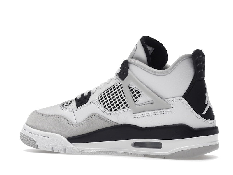 Air Jordan 4 Retro Military Black (GS) - White/Black-Neutral Grey - air-jordan-4-retro-military-black-gs - 22