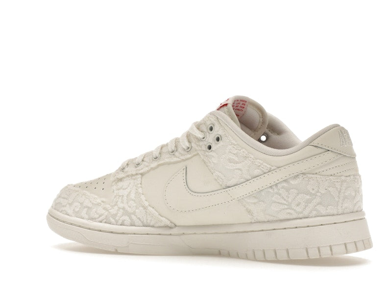 Nike Dunk Low Give Her Flowers Womens - Sail/University Red-Medium Soft Pink - FZ3775-133 - 22