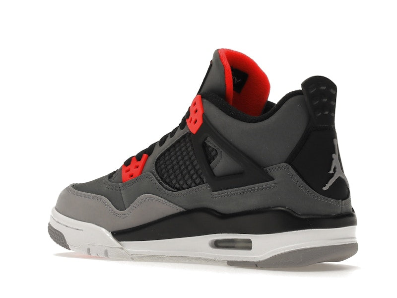 Air Jordan 4 Retro Infrared (GS) - Dark Grey/Infrared 23-Black-Cement Grey - air-jordan-4-retro-infrared-gs - 23