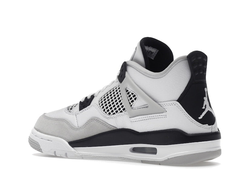 Air Jordan 4 Retro Military Black (GS) - White/Black-Neutral Grey - air-jordan-4-retro-military-black-gs - 23