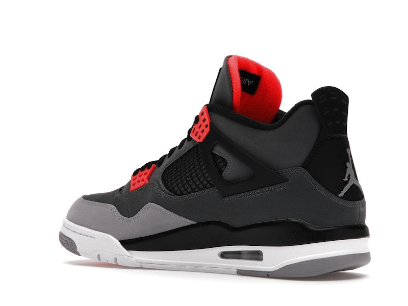 Air Jordan 4 Retro Infrared - Dark Grey/Infrared 23-Black-Cement Grey - DH6927-061 - 23