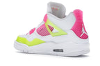 Air Jordan 4 Retro White Lemon Pink (GS) - White/Lemon Venom-Pink Blast - CV7808-100 - 23