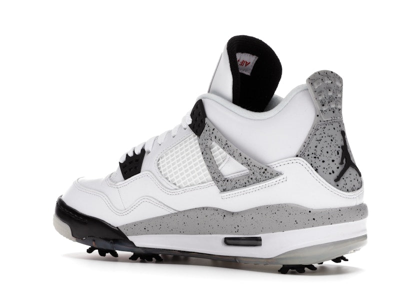 Air Jordan 4 Retro Golf White Cement - White/Tech Grey-Black-Fire Red - CU9981-100 - 23