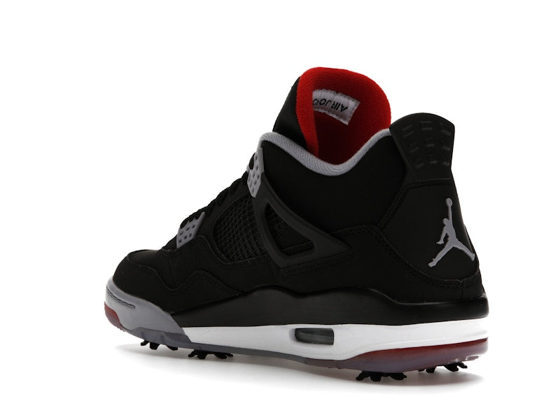 Air Jordan 4 Retro Golf Bred - Black/Fire Red-Cement Grey-White - CU9981-002 - 24