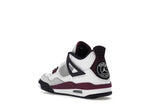 Air Jordan 4 Retro PSG Paris Saint-Germain (GS) - White/Bordeaux-Neutral Grey-Black - CZ6509-100 - 24