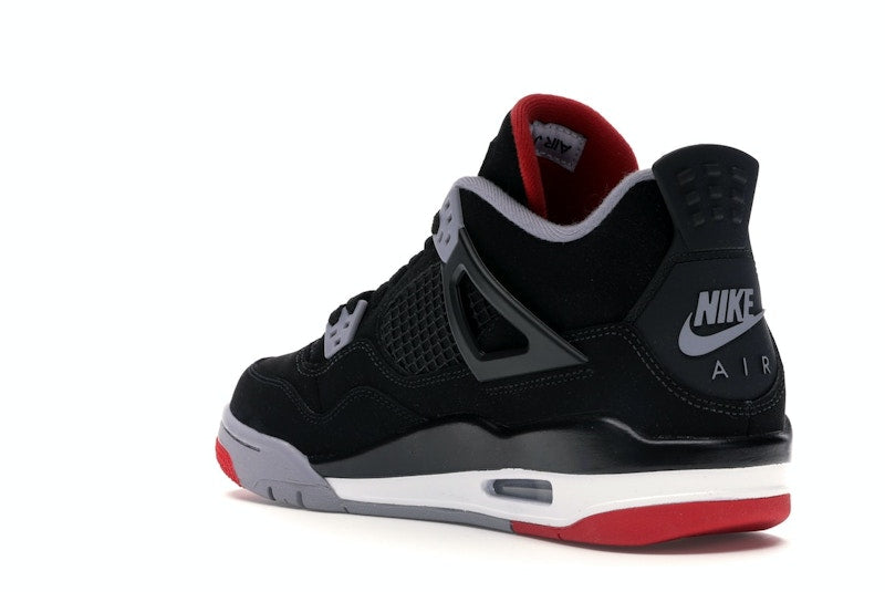 Air Jordan 4 Retro Bred 2019 (GS) - Black/Fire Red-Cement Grey-Summit White - air-jordan-4-retro-bred-2019-gs - 24