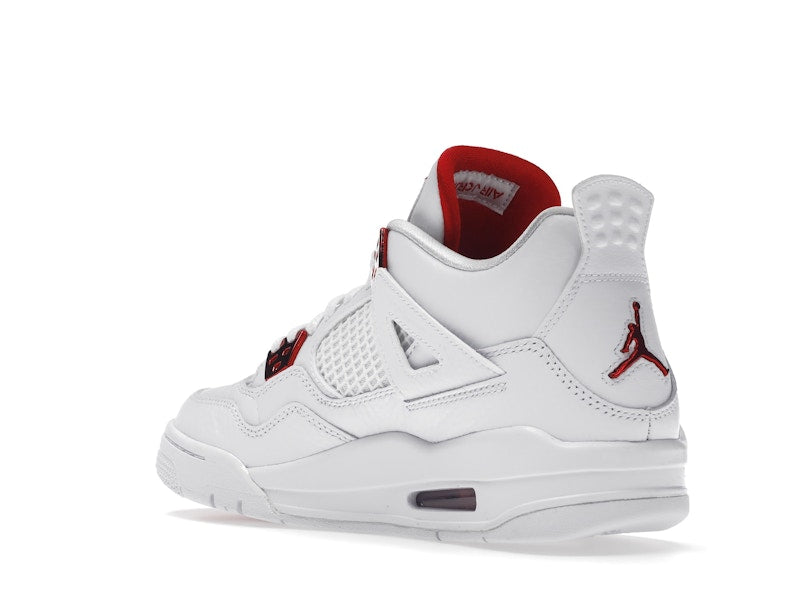 Air Jordan 4 Retro Metallic Red (GS) - White/University Red-Metallic Silver - air-jordan-4-retro-metallic-red-gs - 24