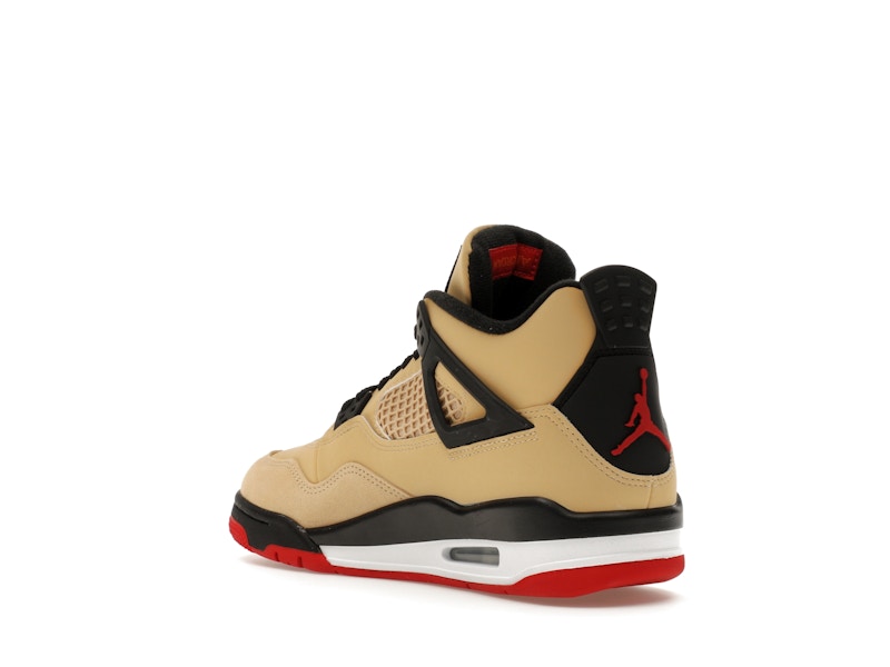 Air Jordan 4 Retro Pizza (GS) - Fire Red/Sesame/White/Starfish - IH2094-200 - 24